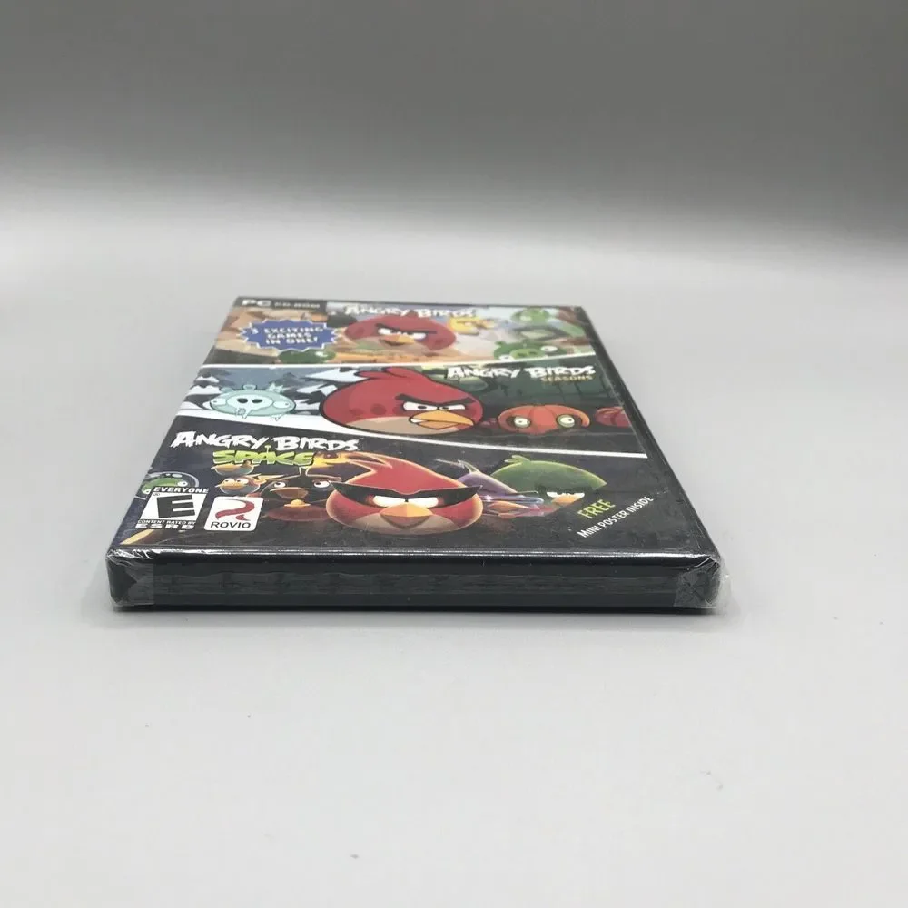 Angry Birds/Angry Birds Seasons/Angry Birds Space PCCD ROM Game New Sealed M18-7